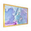 Art liquide bleu avec veines dorées II - reproduction sur toile-67387007-67387012