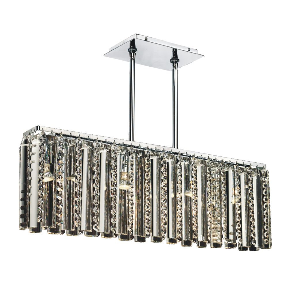 Glow Lighting Odyssey 4 Light Chrome Kitchen Island Pendant Wayfair