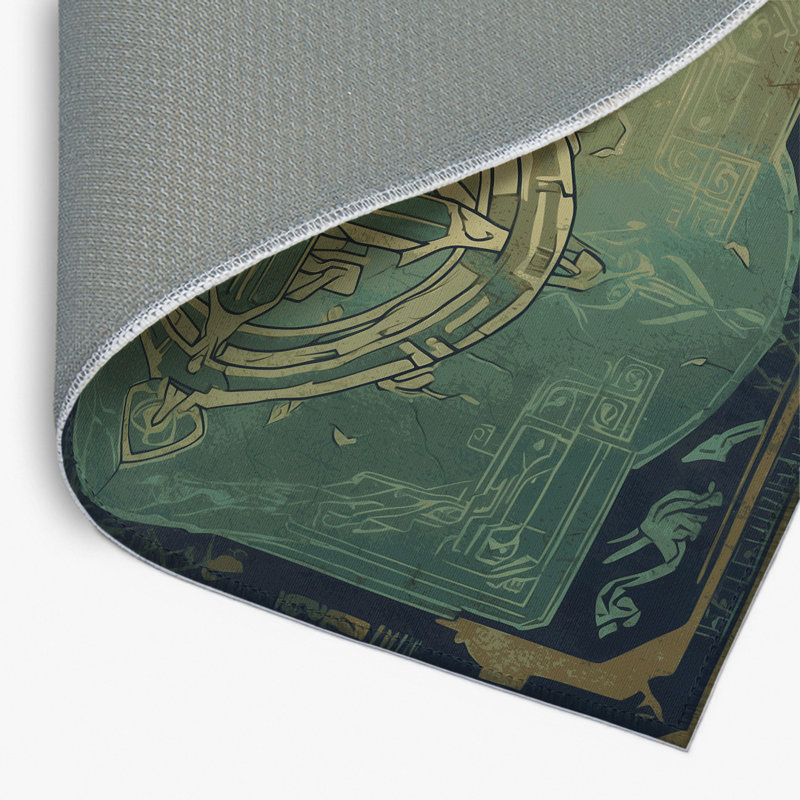 Tapis intérieur et extérieur Divine Compass, Rectangulaire 3 pi x 5 pi