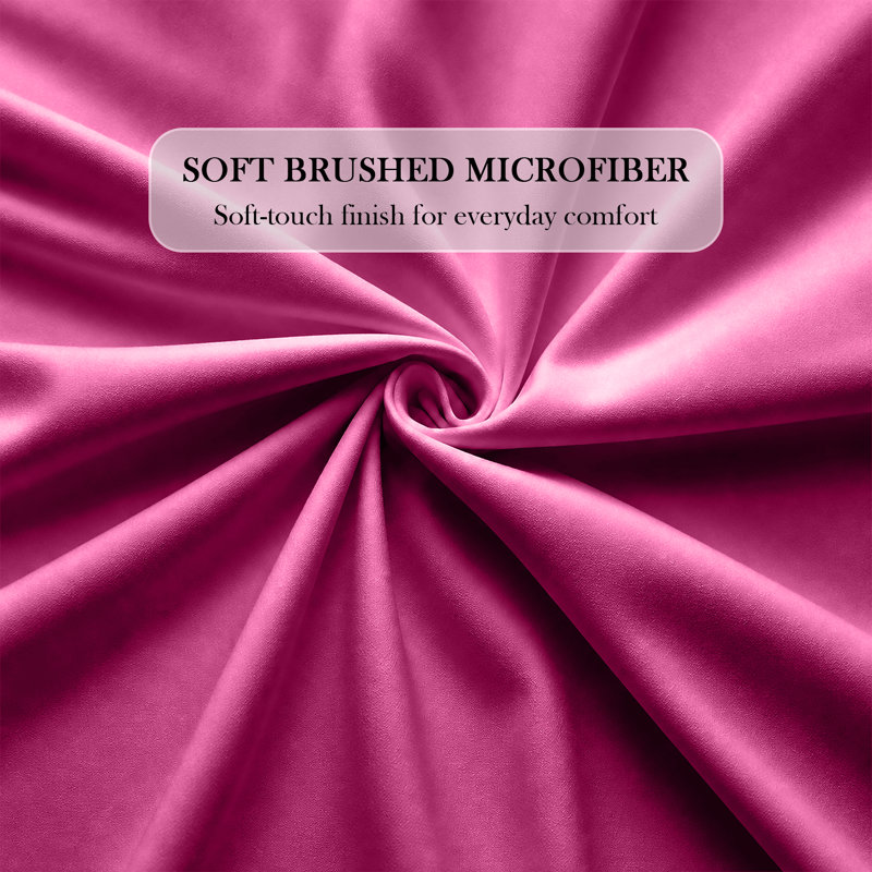 Bedroom Collection Standard Fitted Sheet, King, Hot Pink