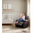 Leather Recliner Chair with 2 Cup Holders and Side Pocket-1418453196