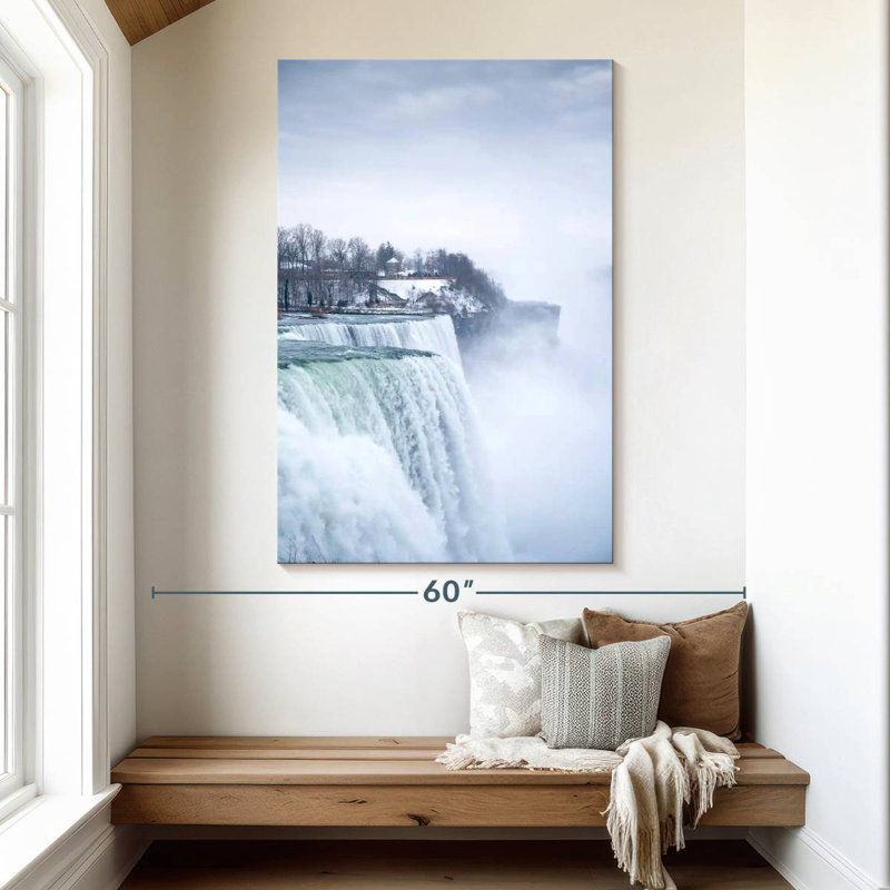 Alvord, Chutes du Niagara, hiver, H 51 po x l 34 po