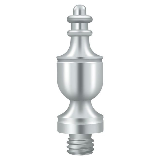 Deltana DSUT26 Urn Tip; Bright Chrome Finish, Polished Chrome