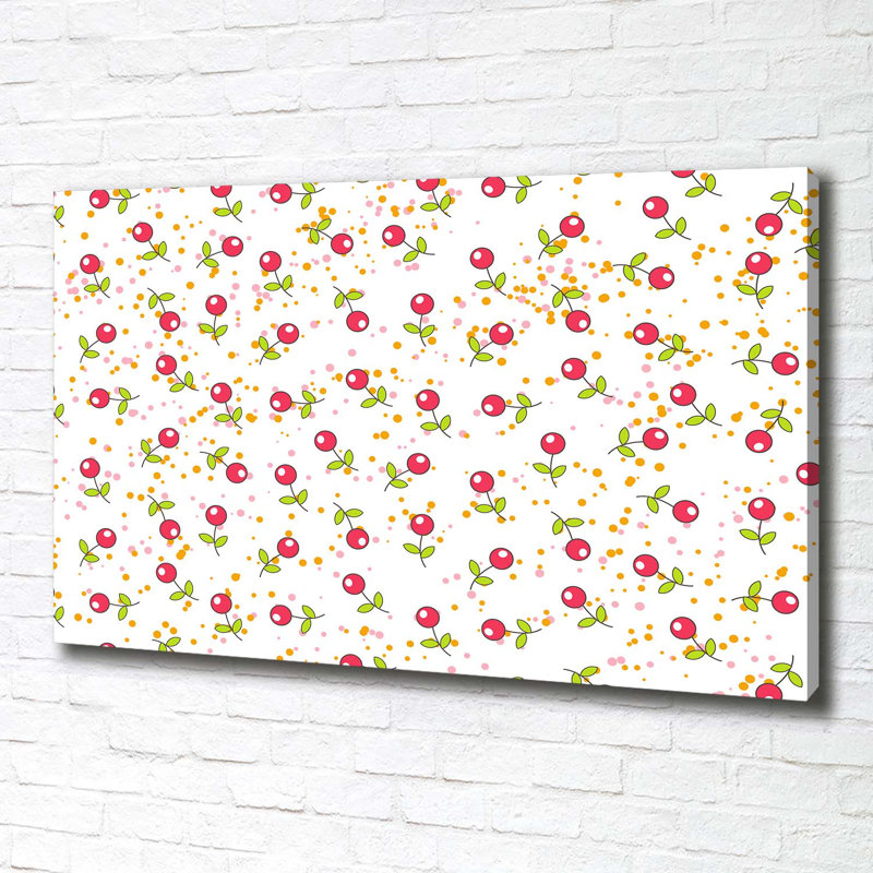 Cherries - No Frame Print on Canvas