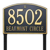 Cape Charles 2-Line Lawn Address Sign