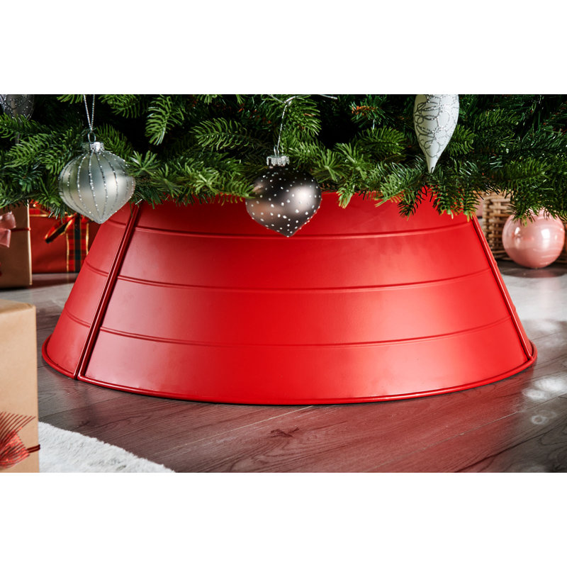 Marceline Metal Tree Collar, Red