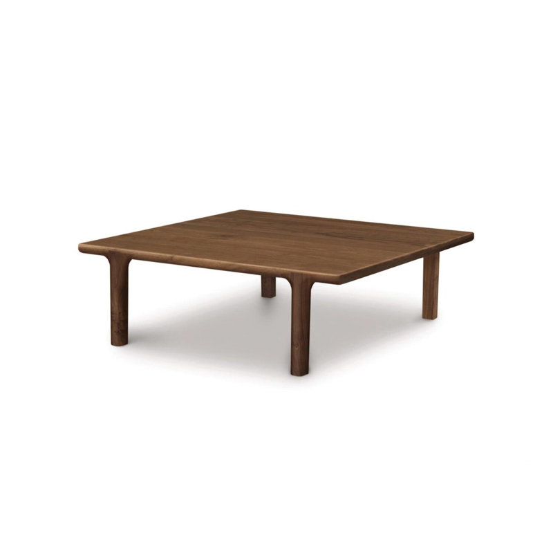 Sierra Seating and Occasionals Square Coffee Table, 14" H x 42" L x 42" W, Natural Walnut