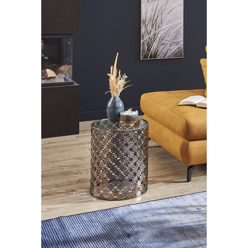 Mercy glass side table