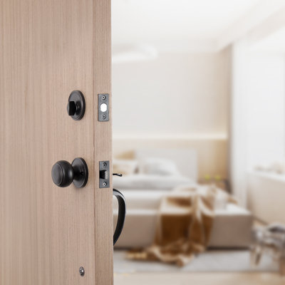 Front Door Handle and Deadbolt Set