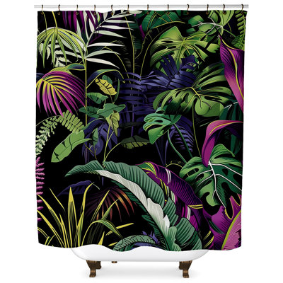 Mikha Floral Shower Curtain