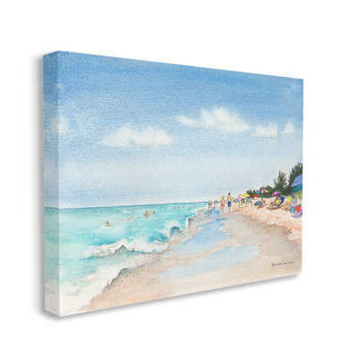 «Traditional Beachgoers View», art mural par Christine Reichow