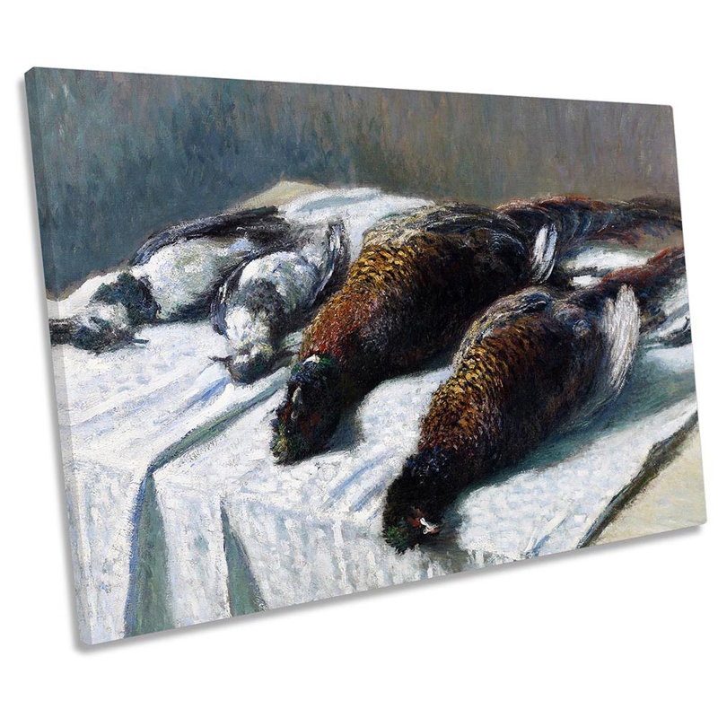 Claude Monet Pheasants And Plovers by Claude Monet - Wrapped Canvas Print, 30.5cm H x 45.7cm W x 2cm D