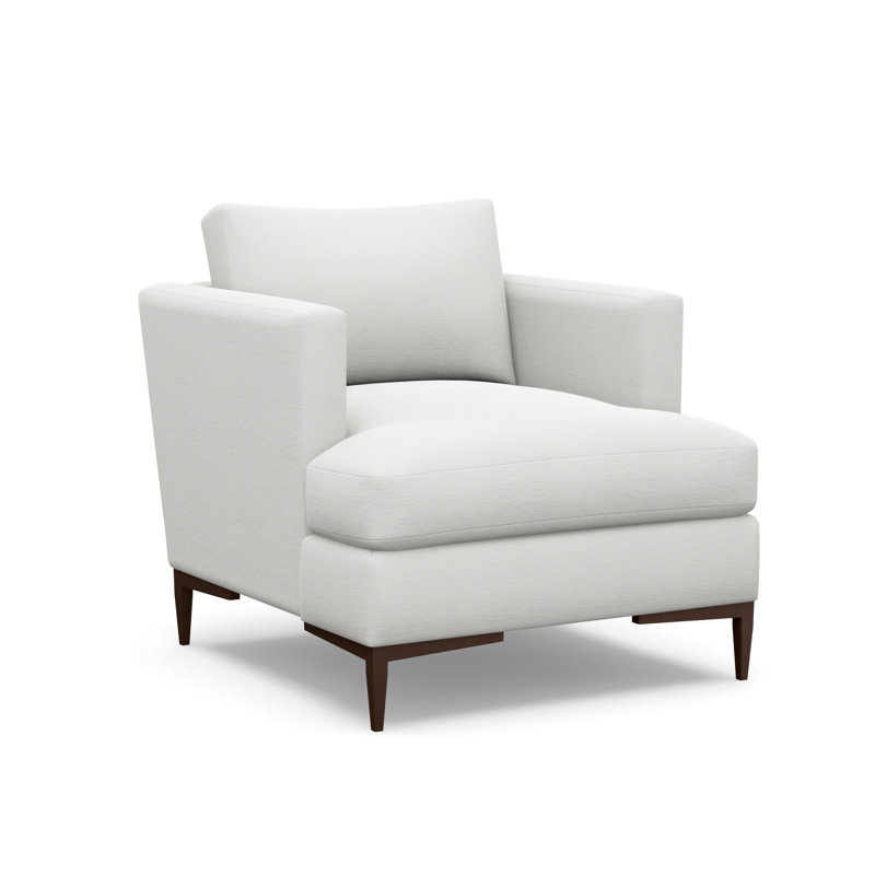 Aiden Accent Chair, Antique Bronze, Page Snow (Performance fabric) 1355-91