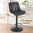 Faux Leather Swivel Adjustable Height Counter & Bar Stools-1878037610