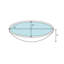 Modesto Ceramic Circular Drop-In Bathroom Sink-1233816179