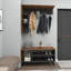 Hall Tree with Bench and Shoe Storage-35587650