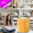  Large Storage Bags, Heavy Duty Closet Organizers and Storage, Foldable Clothes Storage Bins with Lids, Storage Containers for Blanket, Comforter, Pillow, Bedding (Orange, L)-1730585094