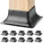 Tamima Powder-Coated Steel Post Base
