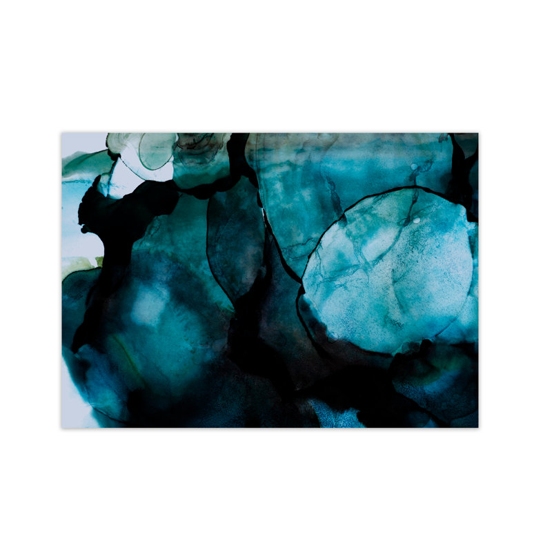 Dark Blue Watercolour Original - Painting, No Frame, 21cm H x 30cm W x 1cm D
