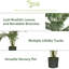 Thisbe Faux Palm Plant in Pot-15376257