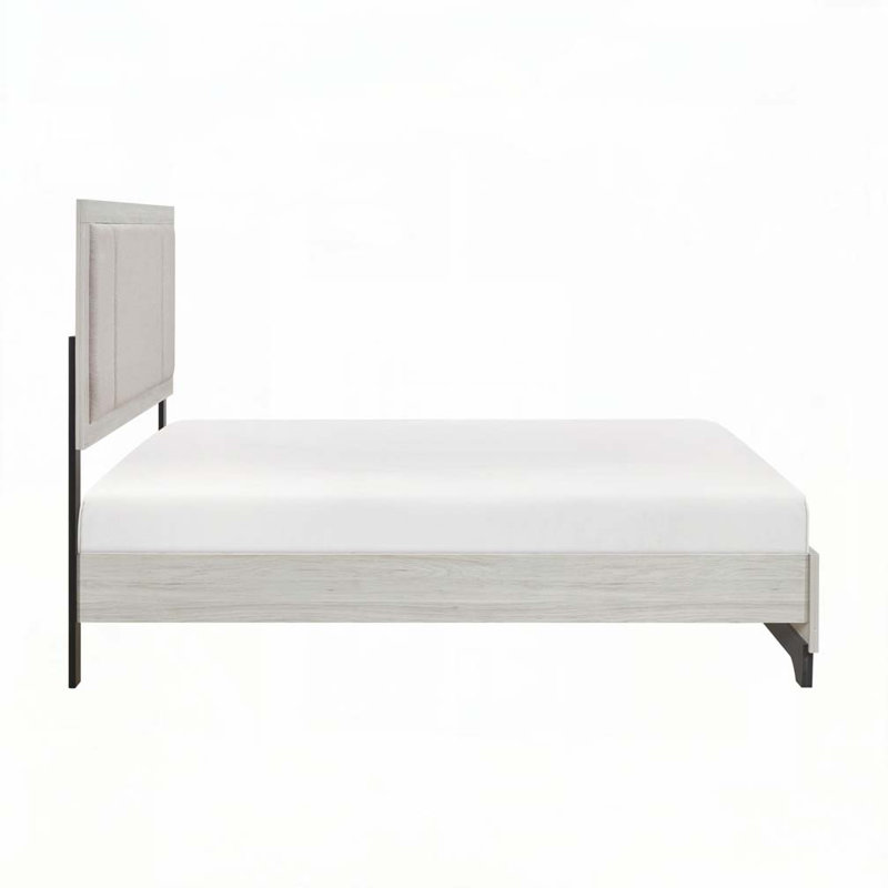 Upholstered Platform Bed, King