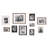 Solid + Manufactured Wood Beveled Picture Frame - Set of 10 with Mat-1917513365