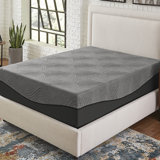 Slumber Solutions Medium Charcoal Infused Memory Foam Mattress