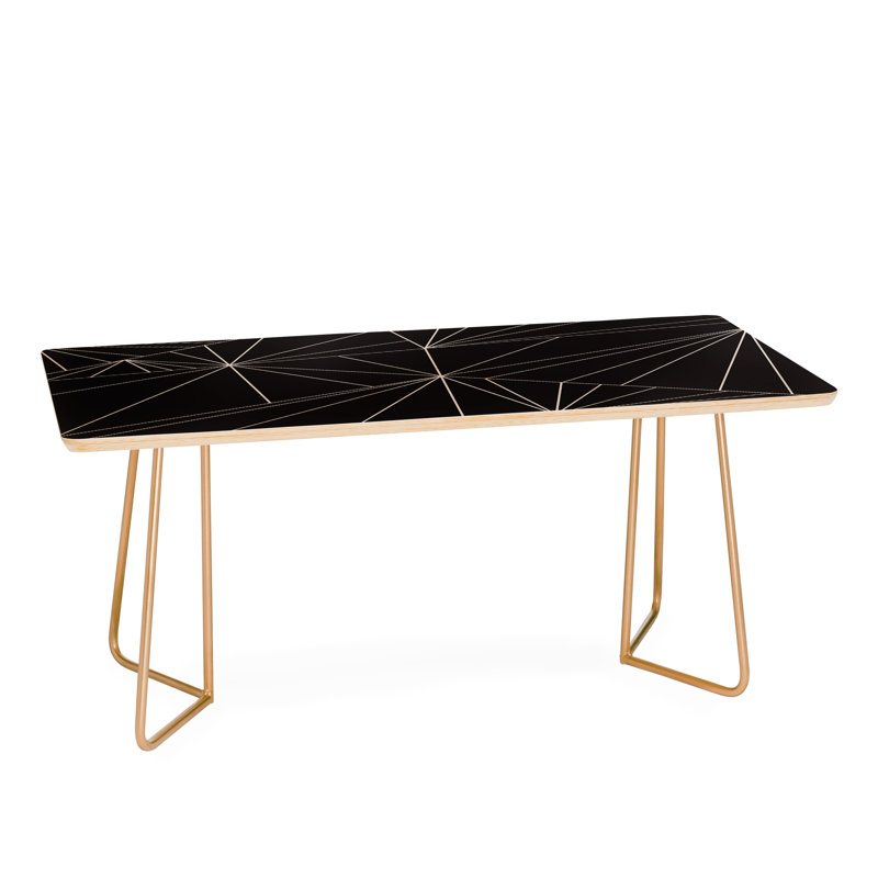 Solid Wood Top Coffee Table
