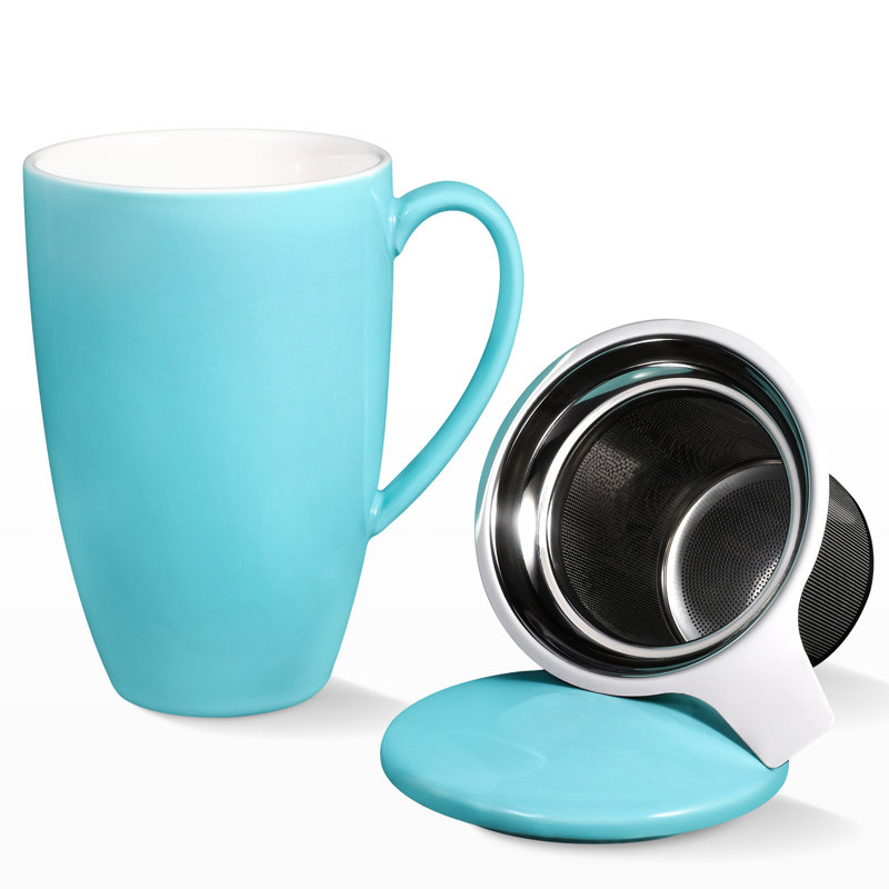 Tasse à thé en céramique Loughguile, Bleu sarcelle
