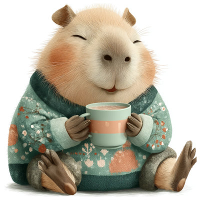 Coussins Capybara