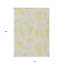 Tapis extérieur lavable à motif géométrique gris doré et blé 10 pi x 14 pi