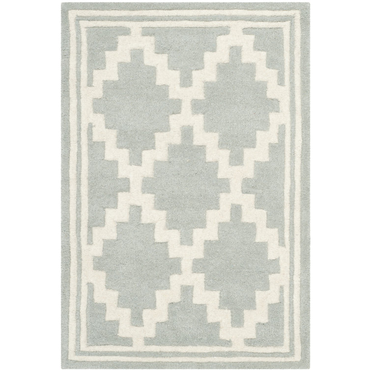 Carolene Hand Tufted Wool Geometric Rug