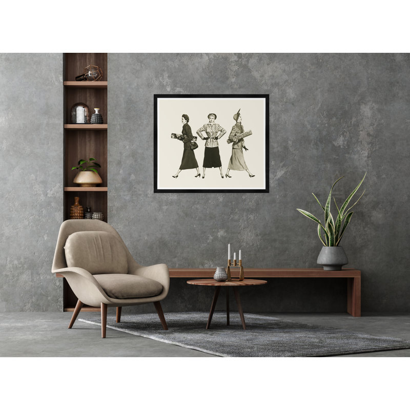 Designing Women Print, Black Framed