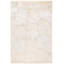 Tapis floral crème / jaune en laine / coton noué à la main Savorey-926540794