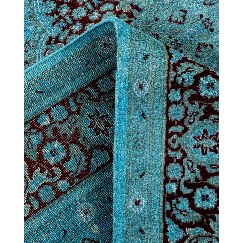 Fine Vibrance One-of-a-Kind 6' 2" X 9' 3" Hand Knotted Area Rug