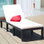 Chaise méridienne inclinable avec coussin Courtemanche-1232319814