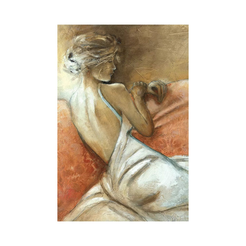 A Quiet Refrain I by Carol Robinson - Painting on Canvas, Wrapped Canvas, 30.48 cm H x 45.72 cm W