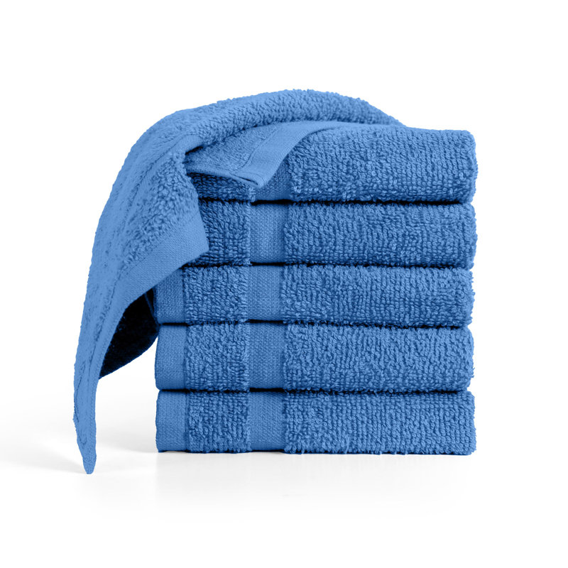 Martex The Everyday Blue Washcloth Set, Blue