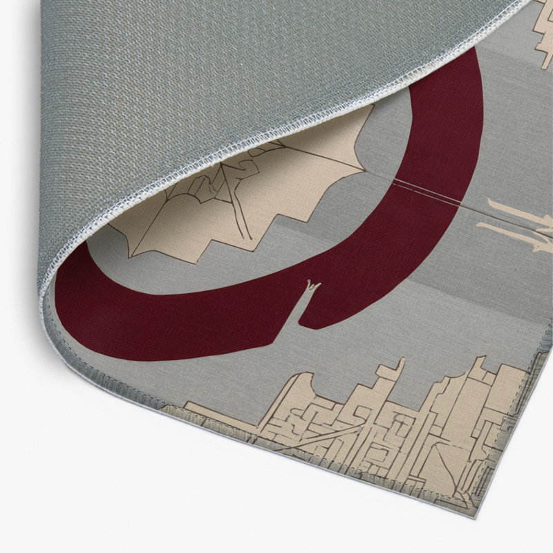 Tapis intérieur et extérieur Axis Harmony, Rectangle 1 pi 6 po x 2 pi 6 po