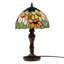 Lampe de table chandelier en verre coloré 16,5 "H