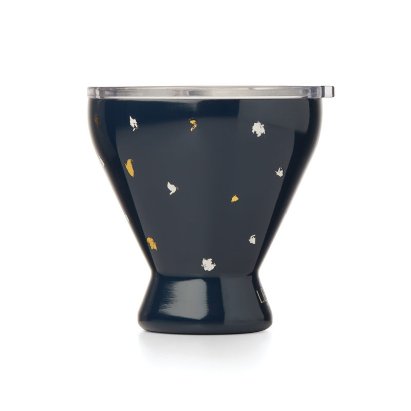 Blue Bay Stainless Steel Cocktail Tumbler, Dot