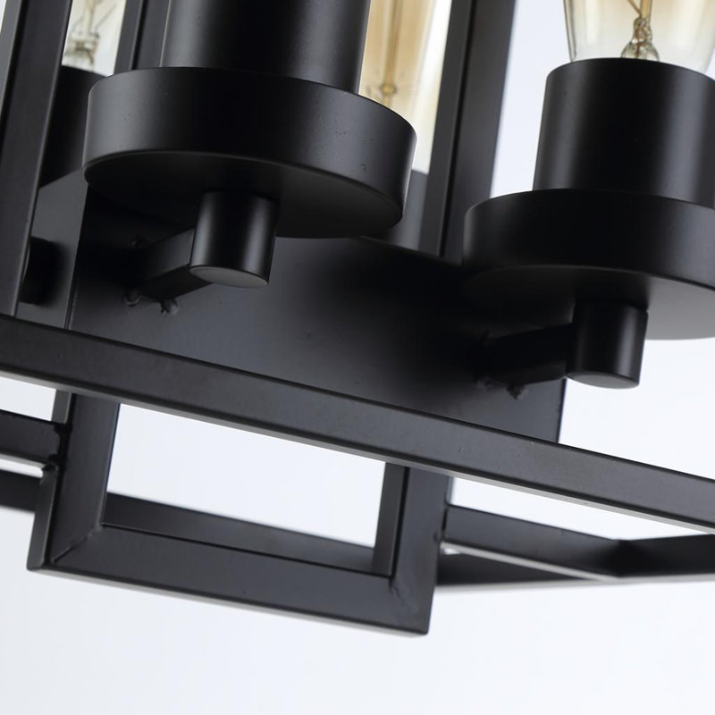 Plafonnier encastré en métal Arria, Noir