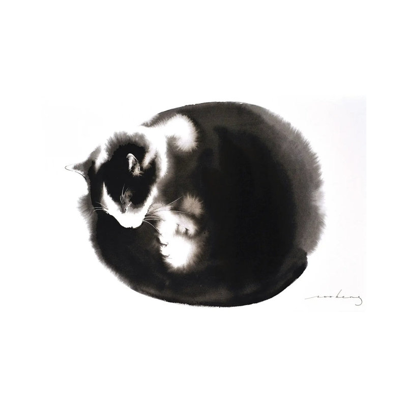 Kitty Ball Of Fur II by Soo Beng Lim - Wrapped Canvas Gallery-Wrapped Canvas Giclée, 66.04 cm H x 45.72 cm W x 1.91 cm D