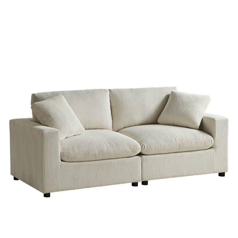 Canapé modulaire 2 pièces Chelsea - Beige, Beige
