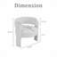Fauteuil d'appoint en chenille 32,68 po-1639550227