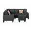 Canapé modulaire 6 pièces, gris-1385707776