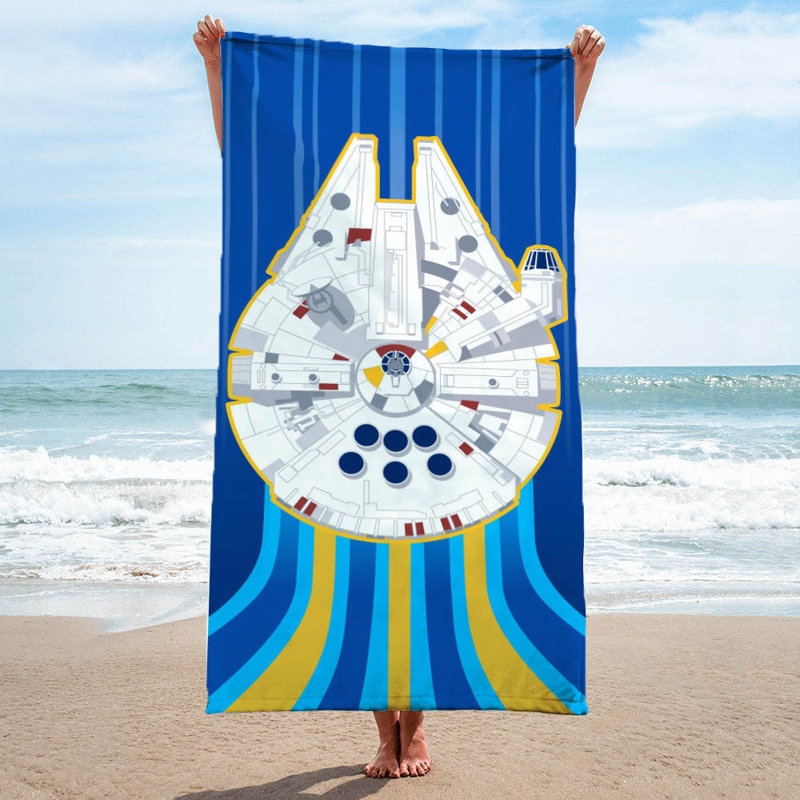 Star Wars Millennium Falcon 100% Cotton Beach Towel