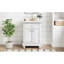 Meuble-lavabo compact compact (doit inclure le meuble-lavabo et le lavabo), salle de bain moderne en bois aggloméré de 24 po en bois aggloméré