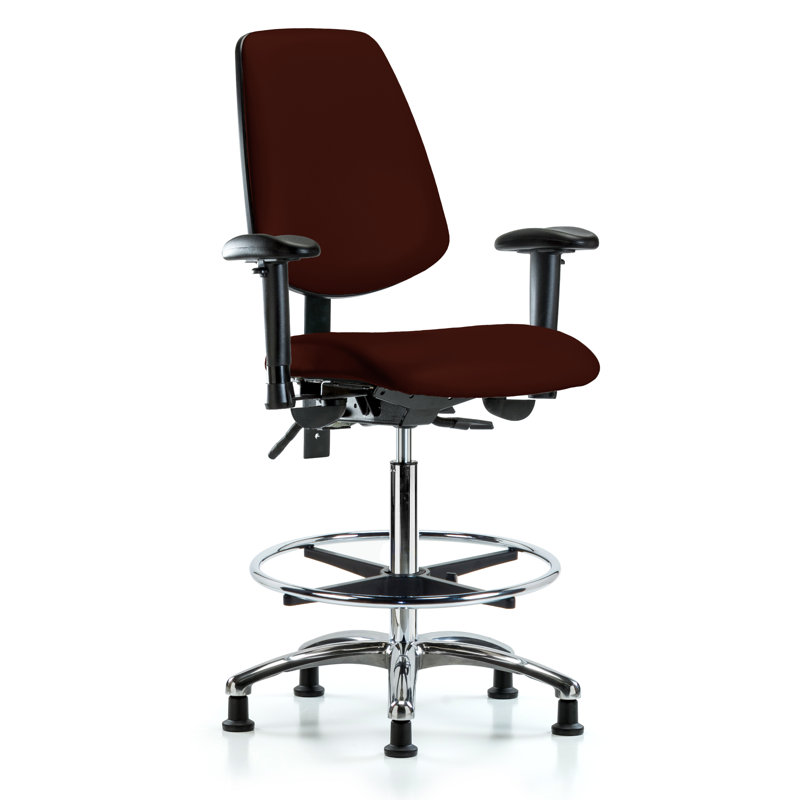 Chaise de dessin Alberts, Bourgogne, Non inclus, Patins