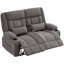 Causeuse inclinable avec porte-gobelets, fauteuil inclinable surdimensionné manuel-203638471